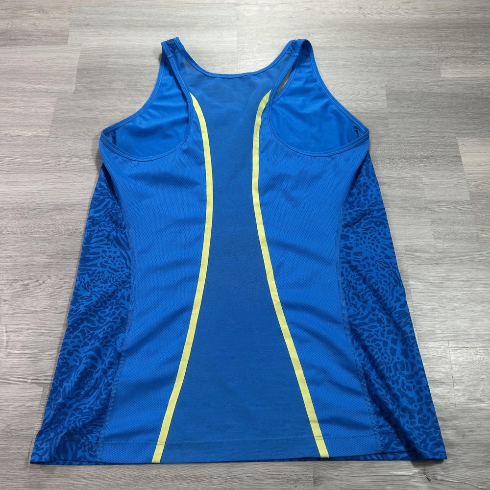 Nike Pro Combat Dri-FIT Tank Top Mens Large Blue Animal 412580-406 - Picture 2 of 11